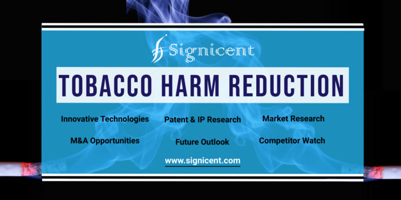 Tobacco Harm Reduction - Innovative Technologies, Key Companies, Patents & Market Research